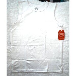 New Wonder Nation Youth White Sleeveless Tank Top XL (14-16)